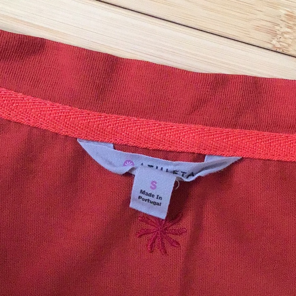 Athleta Sunburst Long Sleeve Dress, orange - Picture 4 of 6